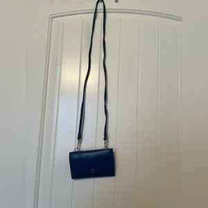 Blue Coach Wallet Crossbody NWT